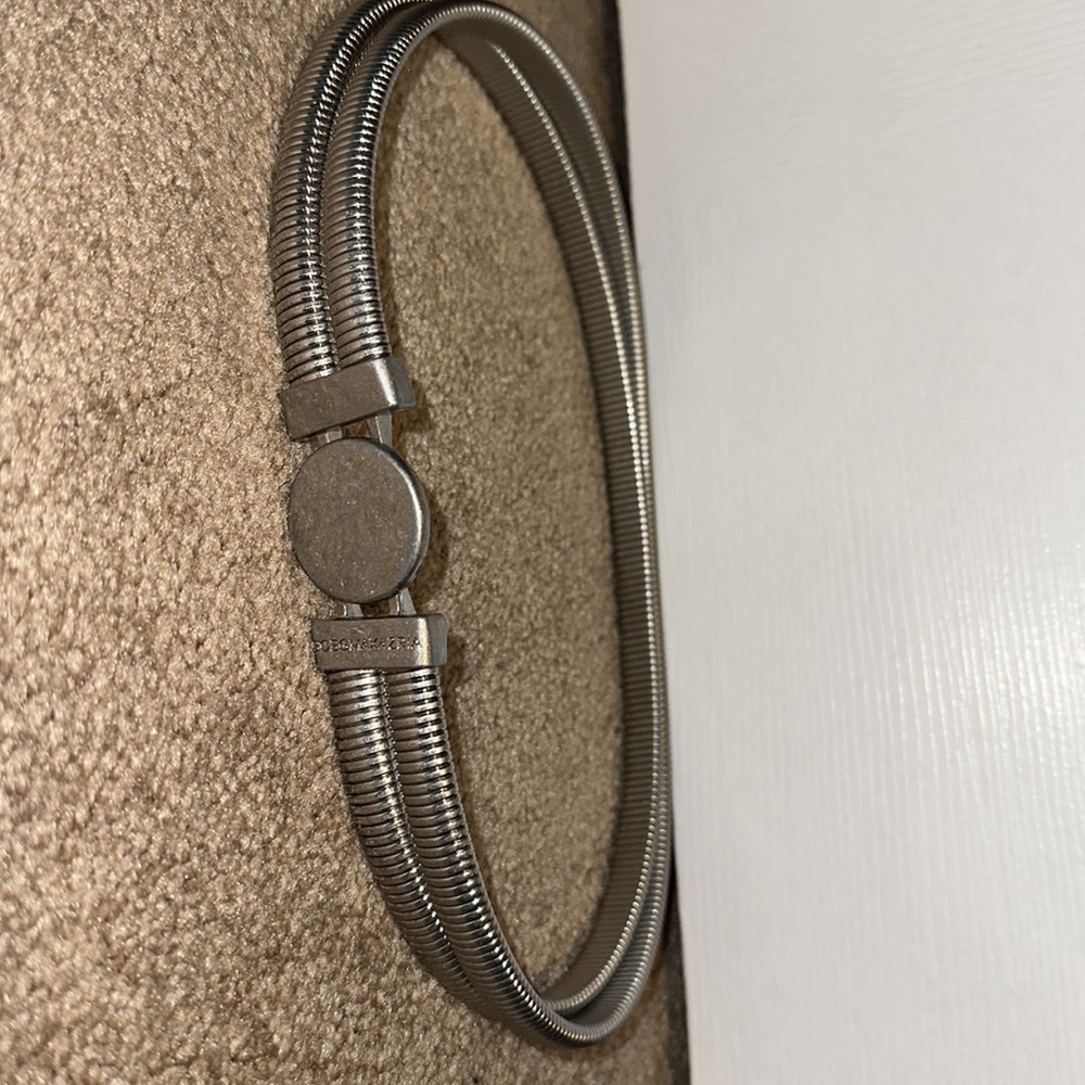 BCBG silver belt